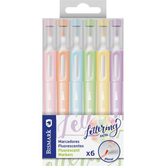 Bismark 6 Rotuladores Pastel Para Lettering - Punta 1 mm – Be To