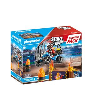 PLAYMOBIL 70553 STUNTSHOW MOTO CON MURO DE FUEGO