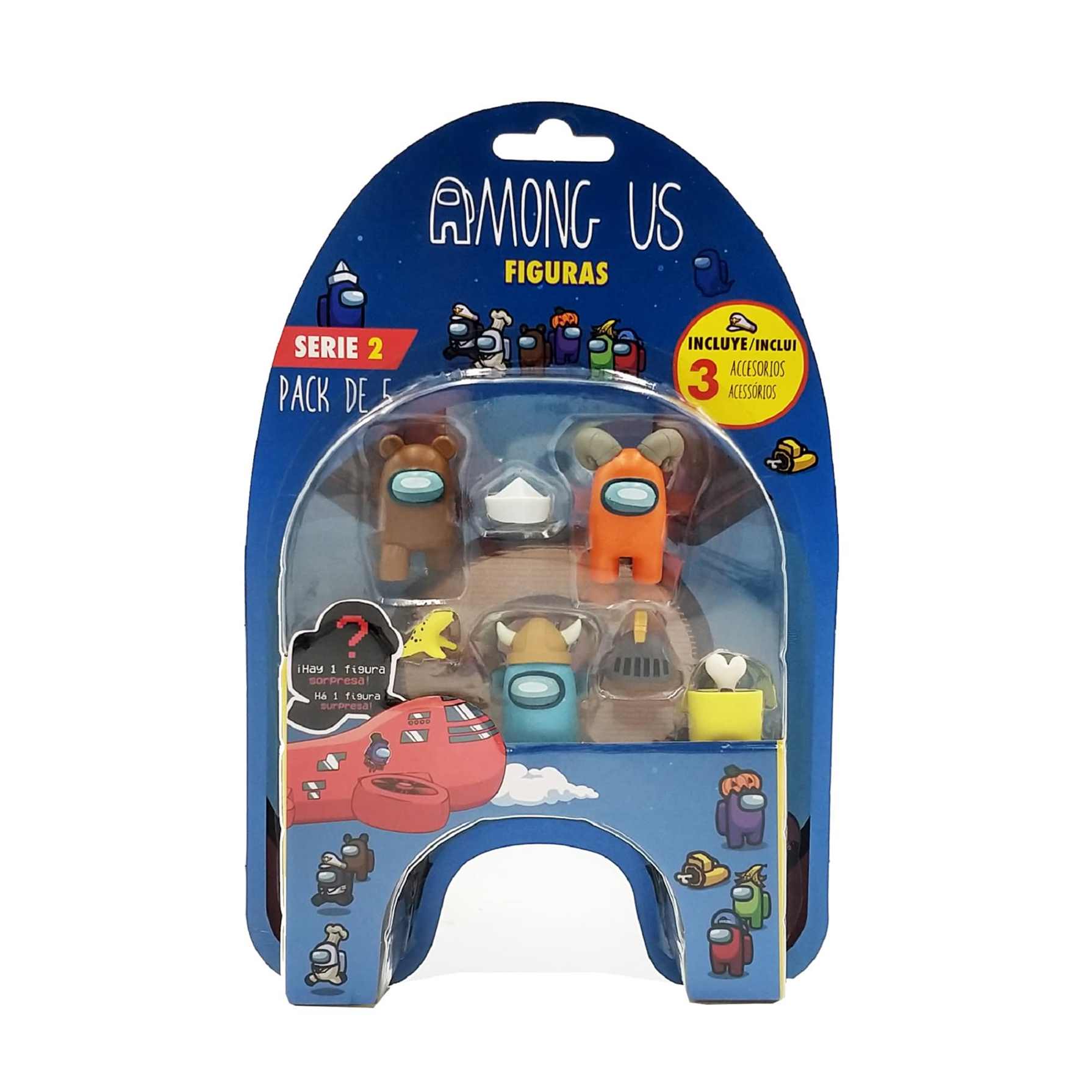 Comprar Among Us Serie 2 Pack 5 En Blister Diferentes Modelos Toy Planet 1474