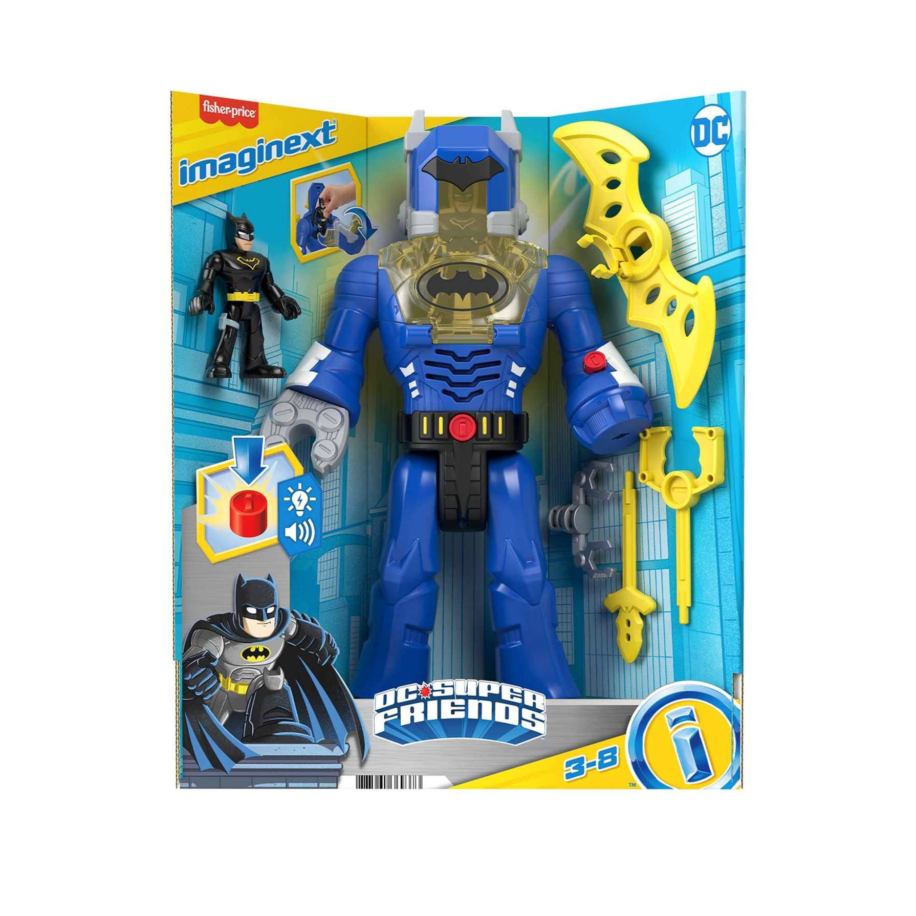 Comprar Imaginext DC Super Friends Batman gris Robot luces y sonidos 3 años  | Toy Planet