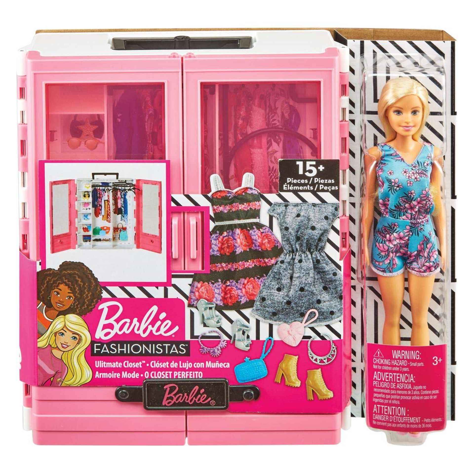 Comprar Barbie Fashionista Armario Portatil con Mu eca y