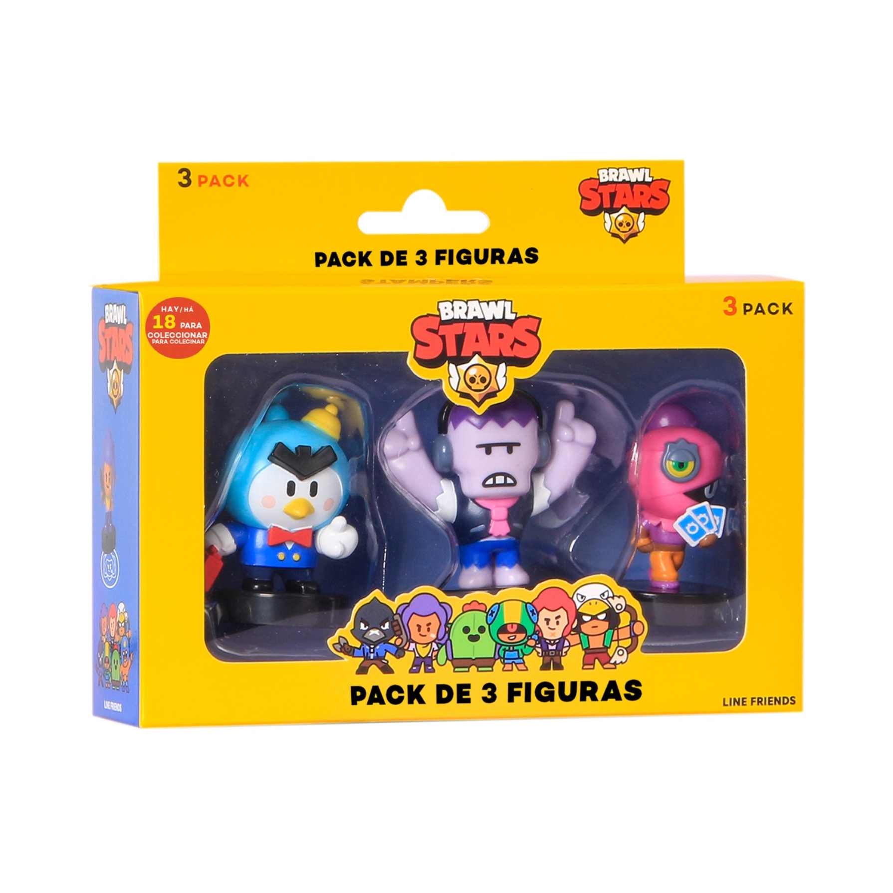 Comprar Brawl Stars Pack de 3 Figuras en Caja Diferentes Modelos | Toy  Planet